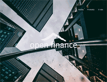 Tablet Screenshot of open-finance.cz